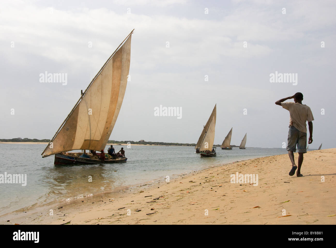 Fishing boats in Lamu